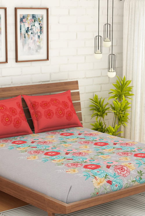 SPACES Core Jubilance Printed 3-Pc. Bedsheet Set - 254 x 274 cm