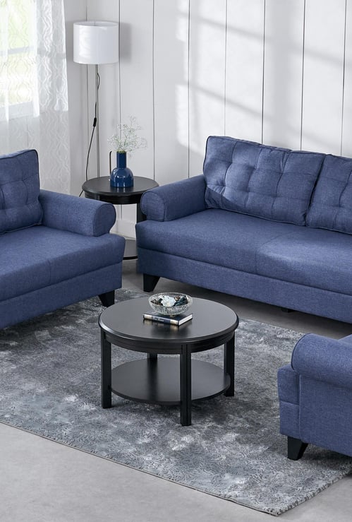 Helios California Fabric 3+2+1 Seater Sofa Set - Blue