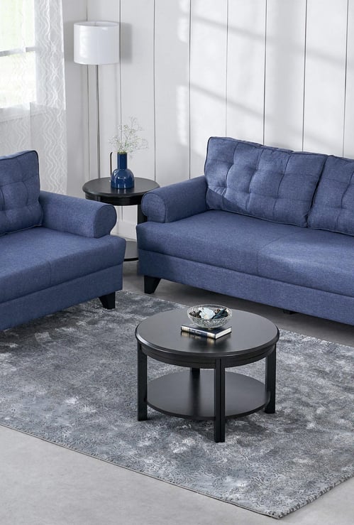 Helios California Fabric 3+2 Seater Sofa Set - Blue