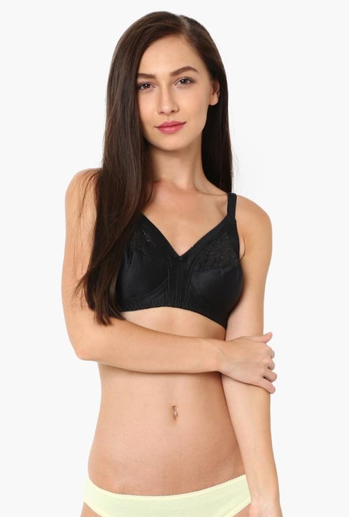 TRIUMPH Lace Trim Full-Coverage Non-Padded Non-Wired Bra