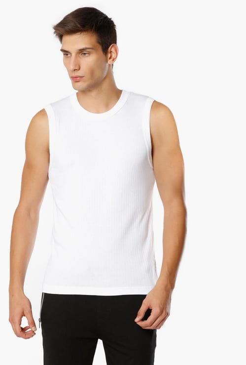JOCKEY Solid Sleeveless T-Shirt