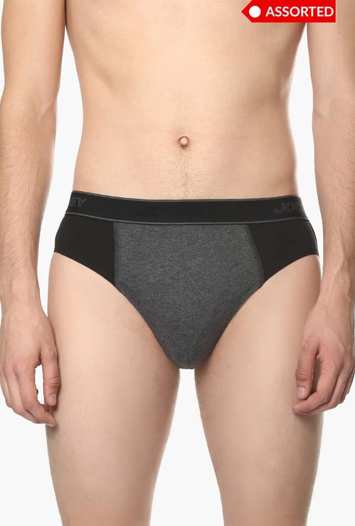 JOCKEY Combed Cotton Briefs - ASSORTED Colour & Design