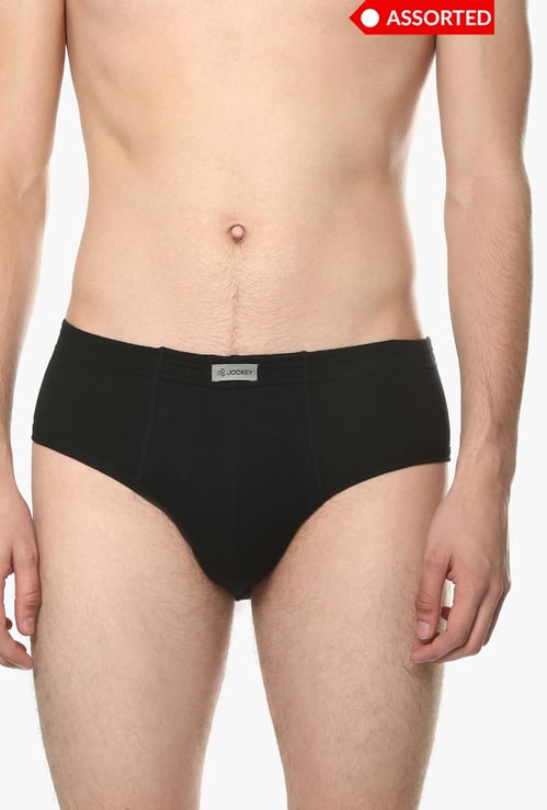 JOCKEY Combed Cotton Briefs - ASSORTED Colour & Design
