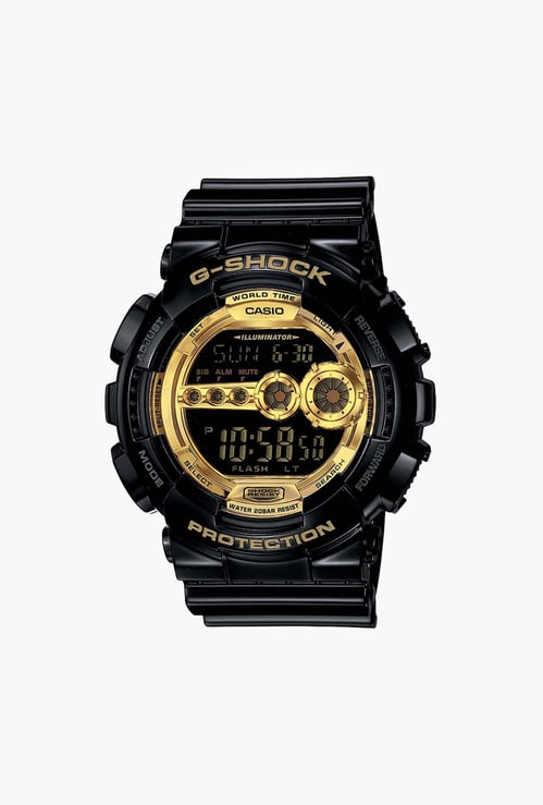 CASIO G-Shock Men Solid Digital Watch with Resin Strap - G340