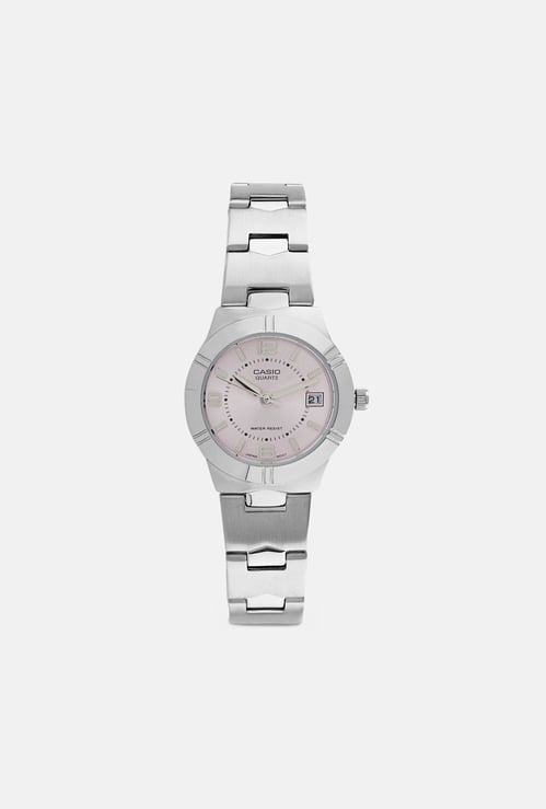 CASIO Women Analog Watch with Metal Strap - A873