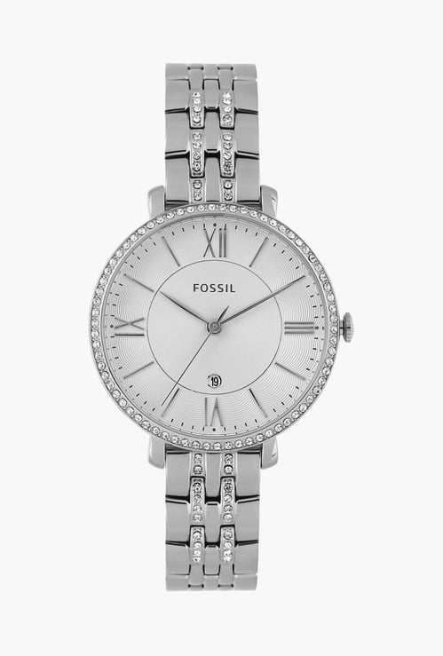 FOSSIL Jacqueline Women Crystal-Encrusted Analog Watch - ES3545