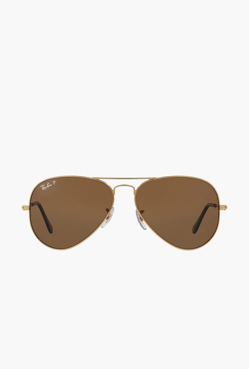RAY-BAN Men Solid UV-Protected Aviator Sunglasses - 0RB3025I0015758