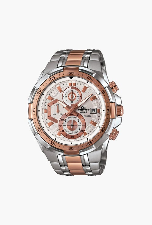 CASIO EDIFICE Men Solid Chronograph Watch with Metal Strap - EX222