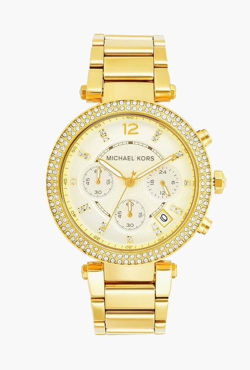 MICHAEL KORS Parker Analog Gold Dial Women's Watch - MK5354