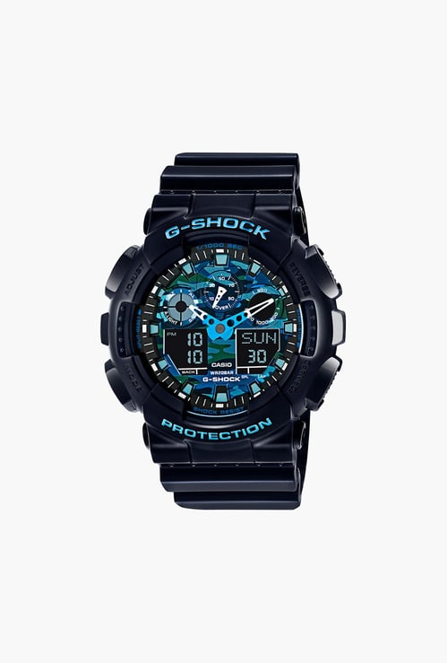 CASIO G-Shock Chronograph Round Analog & Digital Dial Watch - MTP-GA-100CB-1ADR