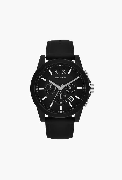 ARMANI EXCHANGE Men Chronograph Watch with Silicone Strap - AX1326