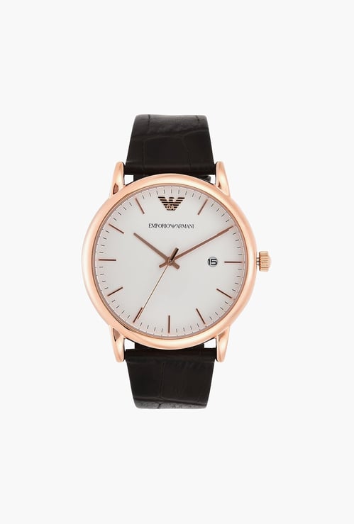 EMPORIO ARMANI Men Analog Watch with Leather Strap - AR2502