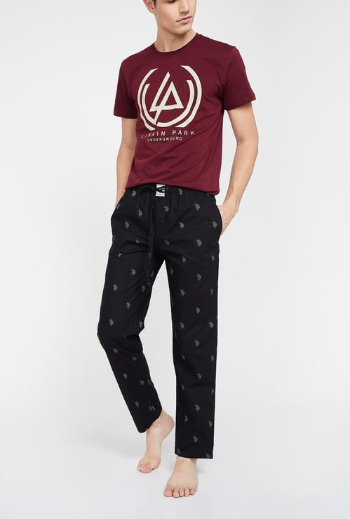 US POLO ASSN Logo Print Lounge Pants
