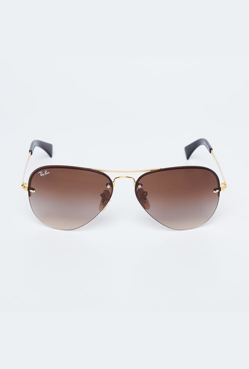 RAYBAN Men Polarised Gradient Aviators - 0RB3449