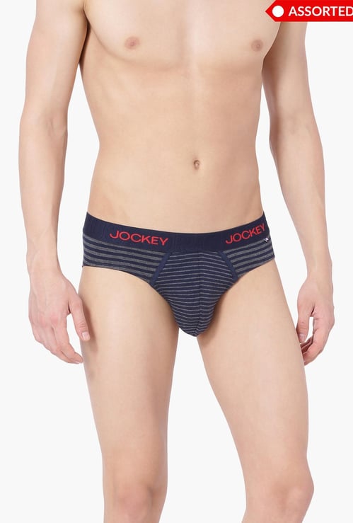 JOCKEY Striped Knitted Briefs - Assorted Colour & Design