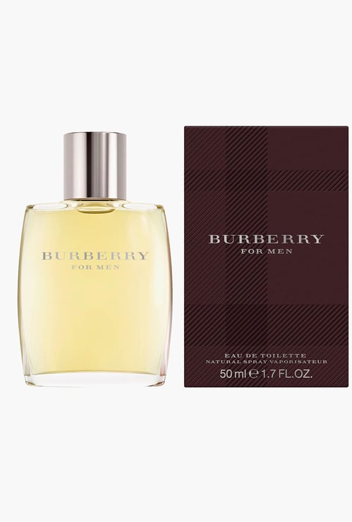 BURBERRY Men S Classic Eau De Toilette- 50Ml