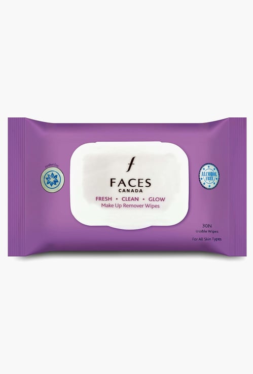 FACES CANADA Fresh Clean Glow Makeup Remover Wipes