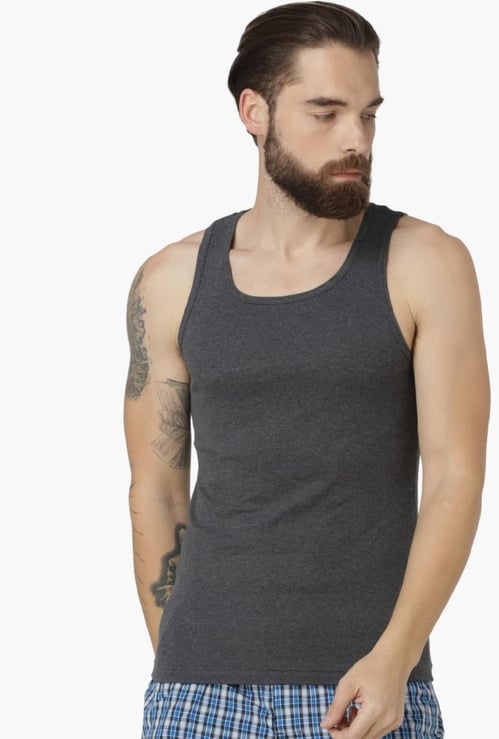 JOCKEY Solid Cotton Innerwear Vest