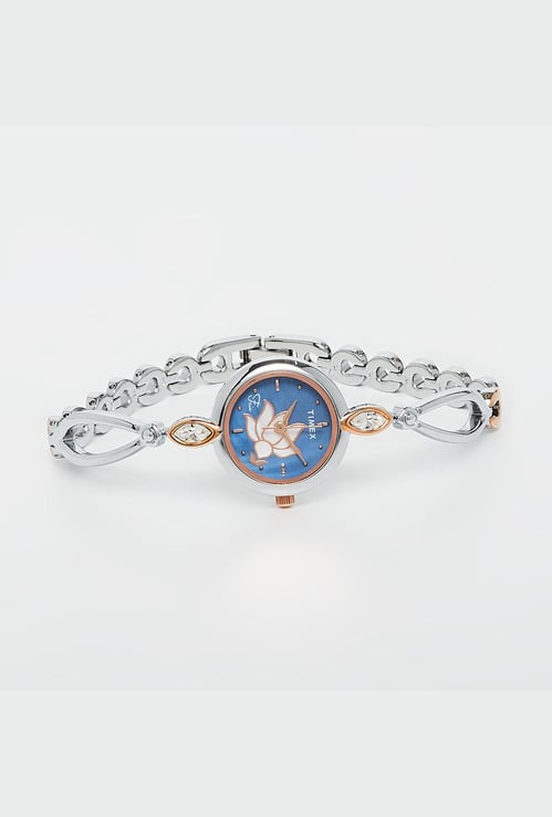 TIMEX Women Bracelet Strap Embellished Analog Watch-TWEL12404T