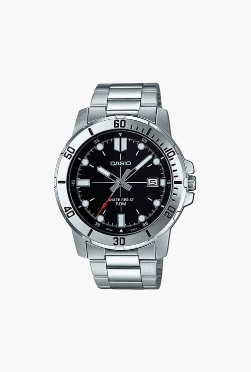 CASIO Men Analog Watch with Leather Strap - A1362