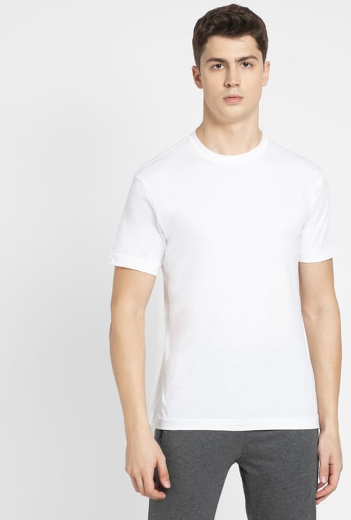 JOCKEY Men Solid Slim Fit Lounge T-shirt