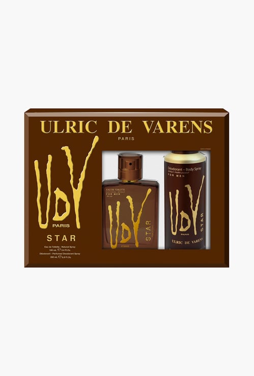 UDV Star Coffret Set - Edt 100Ml+Deodorant 200Ml