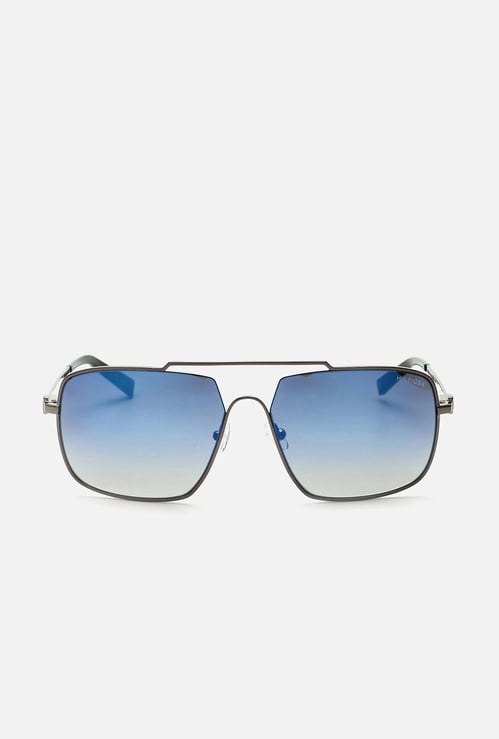 TOMMY HILFIGER Men UV-Protected Square Sunglasses - TH2573C1BKGUNGR-3561S