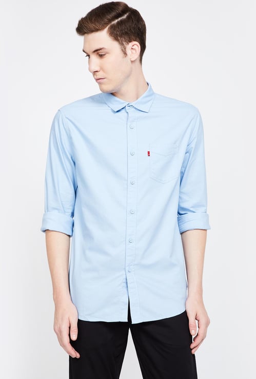 LEVI's Solid Full Sleeves Regular Fit Shirt