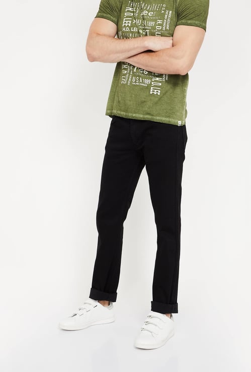 LEVI'S 511 Solid Low-Rise Slim Fit Jeans