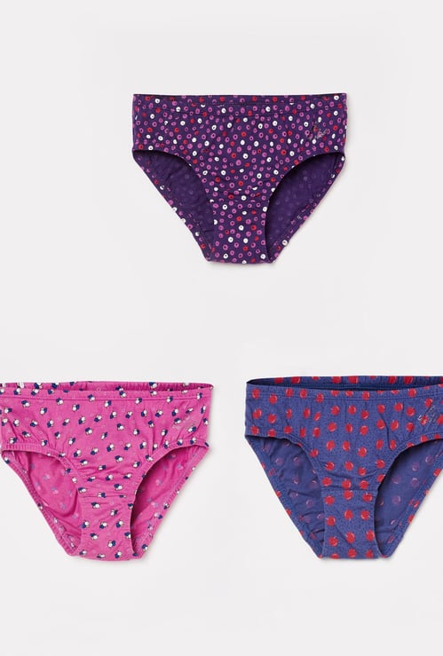 JOCKEY Girls Assorted Elasticated Panty - Pack of 3