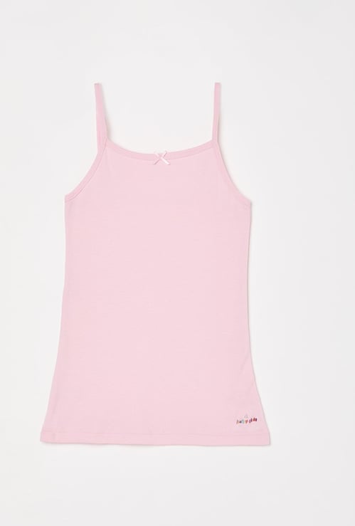 JOCKEY Girls Solid Camisole with Bow