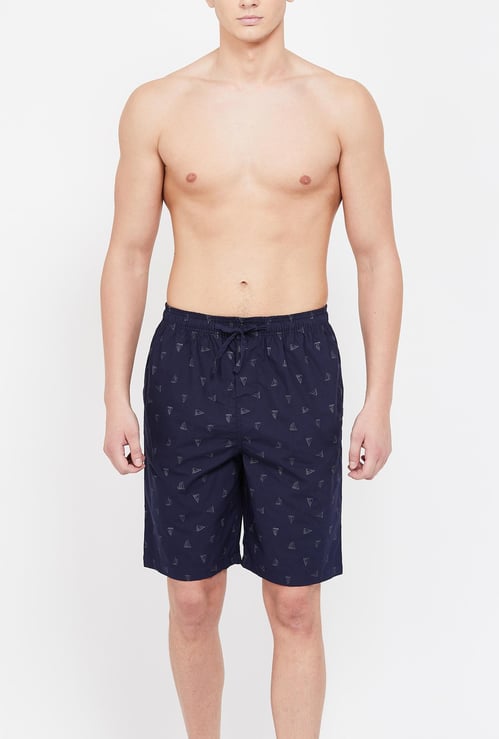 VAN HEUSEN Printed Cotton Bermudas