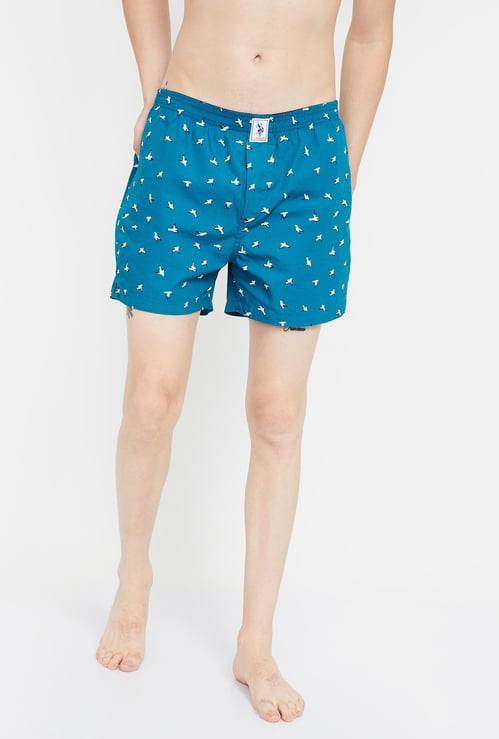U.S. POLO ASSN. Printed Boxer Shorts  - Assorted Colour & Design