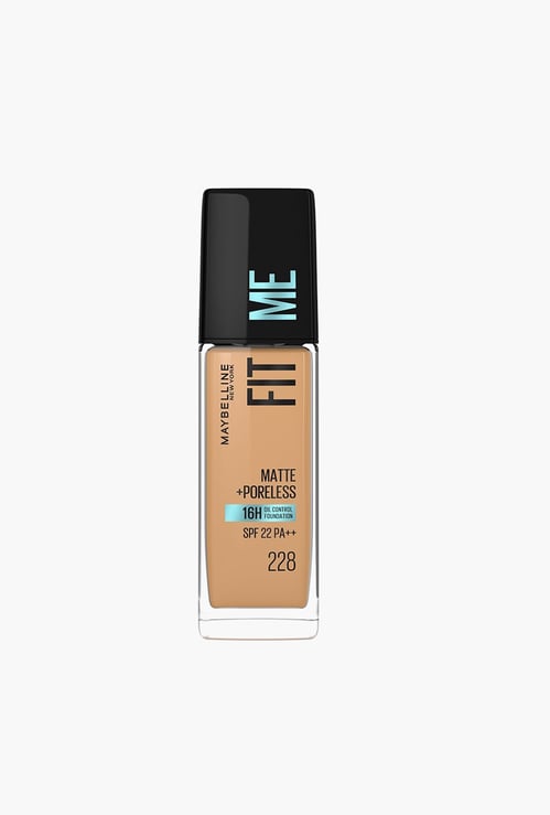 MAYBELLINE NEW YORK Fit Me Matte + Poreless Liquid Foundation