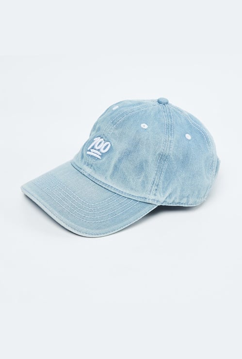 FORCA Men Washed Denim Baseball Cap