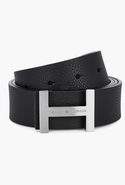 TOMMY HILFIGER Men Genuine Leather Textured Belt