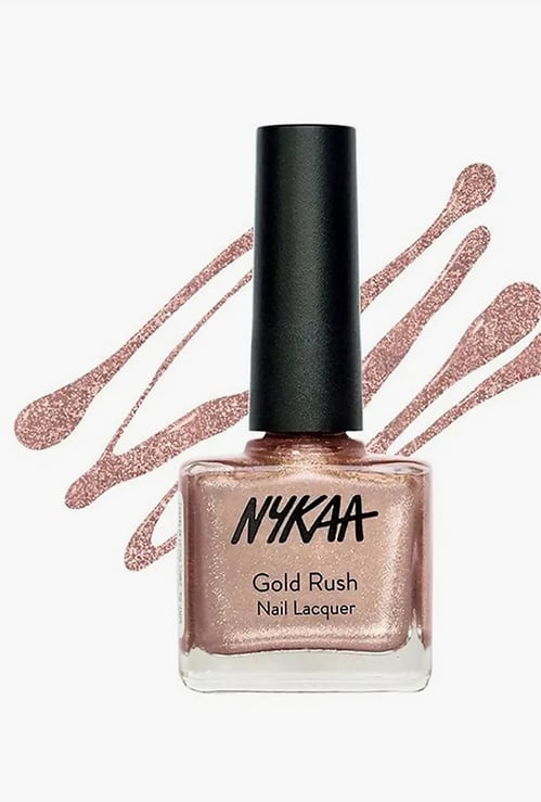 NYKAA Gold Rush Nail Lacquer - Champagne Gold 122