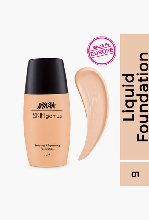 NYKAA SKINgenius Sculpting & Hydrating Foundation - Pure Ivory