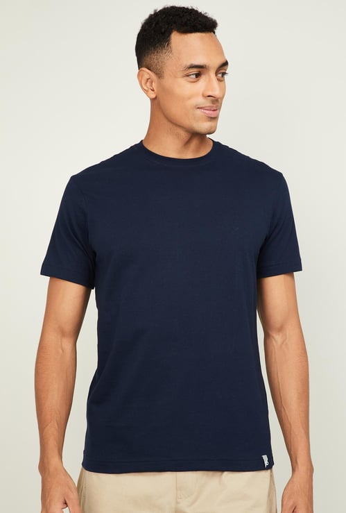 JOCKEY Men Solid Slim Fit Crew Neck Lounge T-shirt