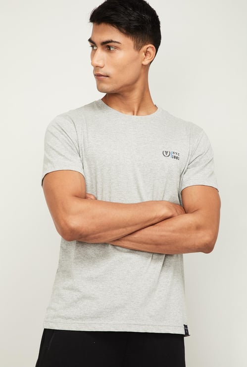 VAN HEUSEN Men Solid Crew Neck Lounge T-shirt