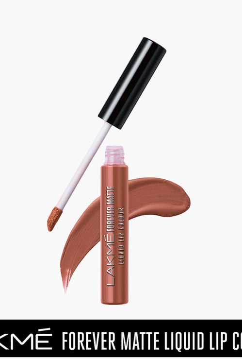 LAKME Women Forever Matte Liquid Lip Colour - Nude Latte - 5.6ml