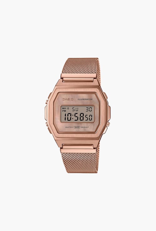 CASIO Vintage Men Water-Resistant Digital Watch - D196