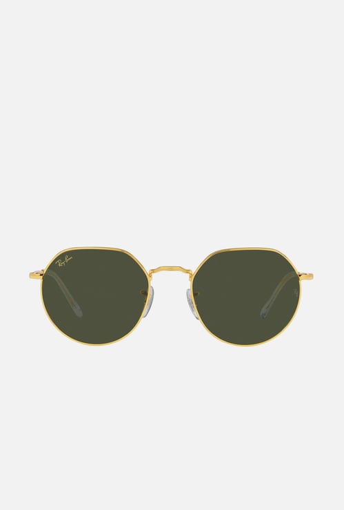 RAY-BAN Men UV-Protected Round Sunglasses- 0RB3565-919631-53