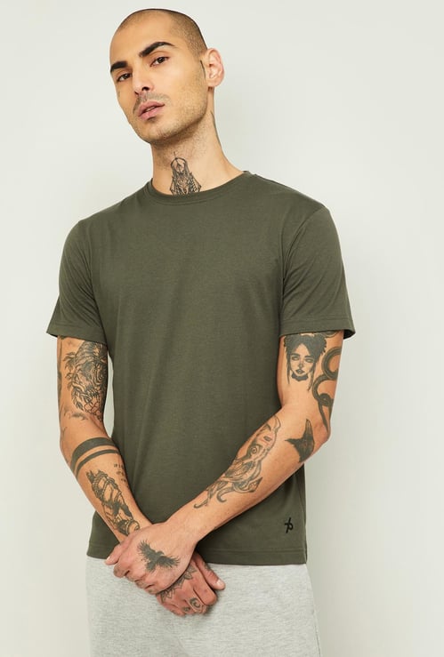 JOCKEY Men Solid Crew Neck Lounge T-shirt