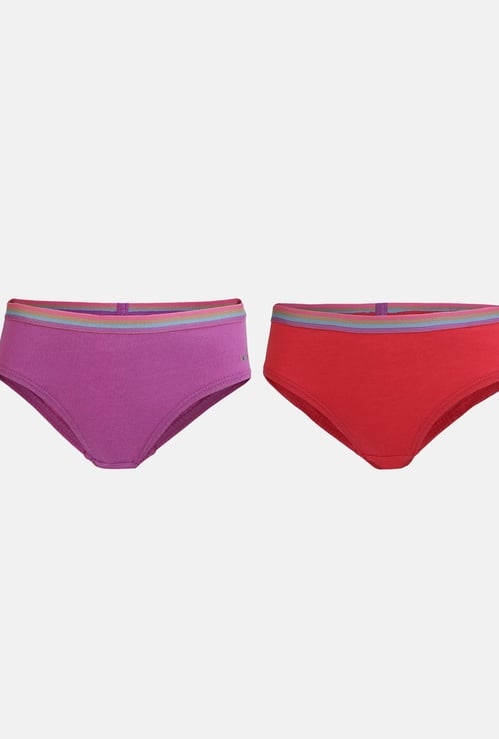 JOCKEY Girls Solid Panties- Pack of 3