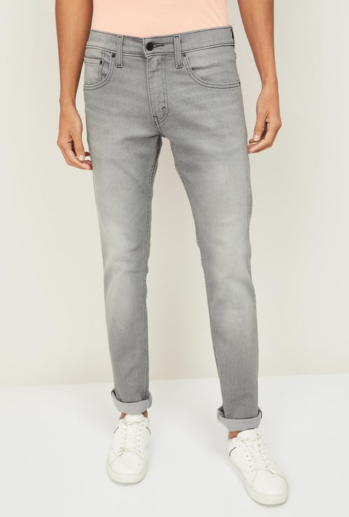 LEVI'S Men Stonewashed Skinny Fit Jeans