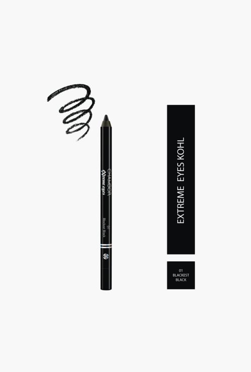 CHAMBOR Extreme Eyes Long Wear Kohl Eye Pencil- Blackest Black