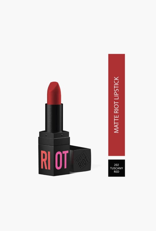 CHAMBOR Matte Riot Lipstick- Tuscany Red-202