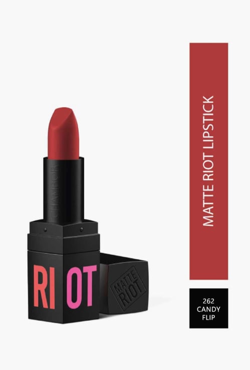 CHAMBOR Matte Riot Lipstick- Candy Flip-262