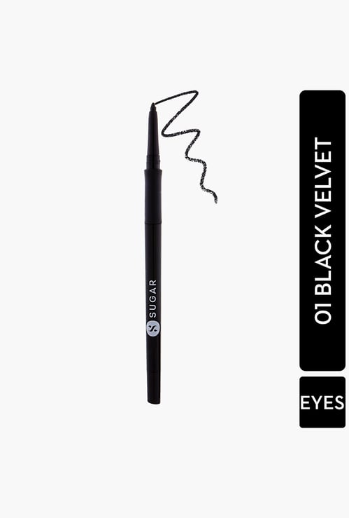 SUGAR Twist and Shout Fadeproof Kajal - 01 Black Velvet- 0.35G